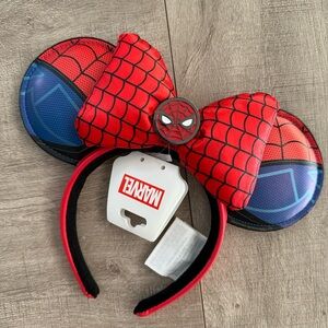 NEW DISNEY Parks 2023 Marvel SPIDER-MAN Red Blue Mickey Minnie Ear Headband
